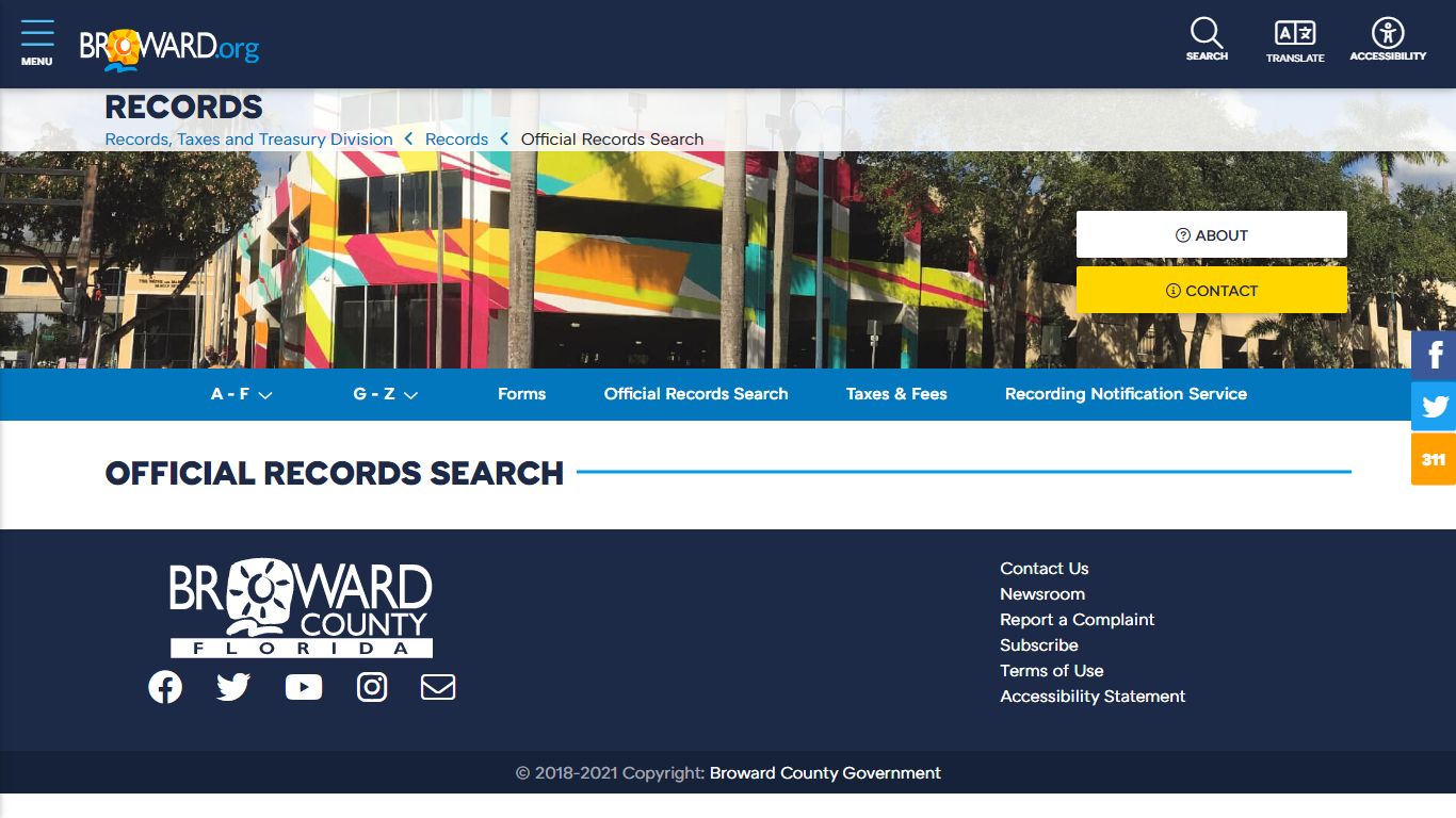 Records Official Records Search - Broward County